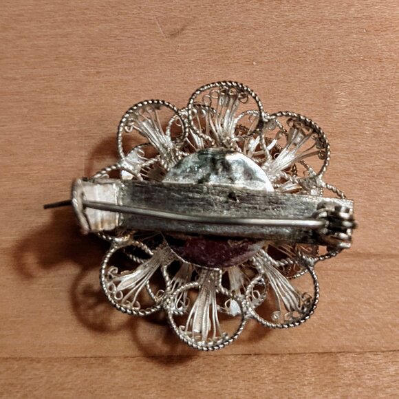 Siler Filigree Brooch - Picture 2 of 2
